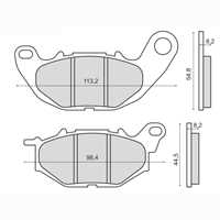 RMS Sinter Metal YAMAHA YZF-R25 2