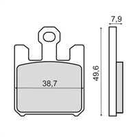 RMS Sinter Metal KAWASAKI Z 750 R 2