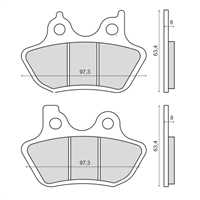 RMS Sinter Metal HARLEY XL/XLH/FXD/FXS 2