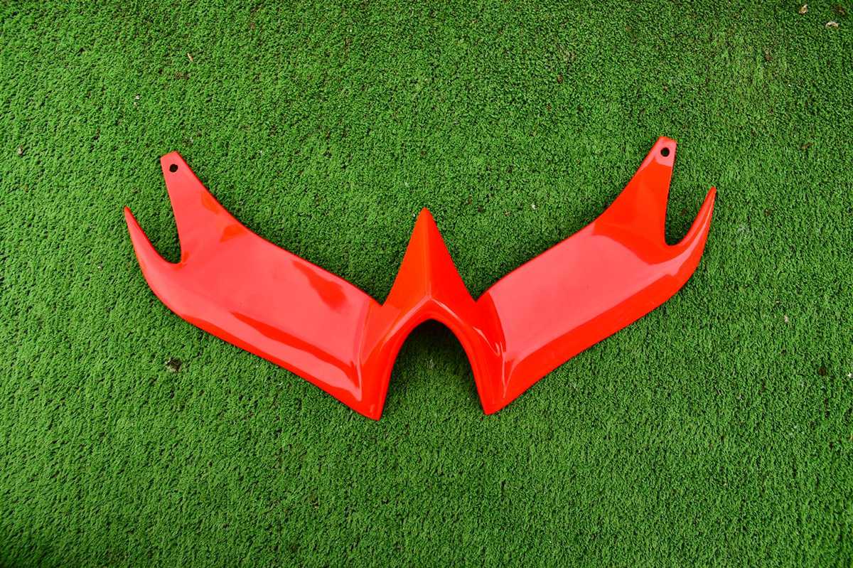 Yamaha YZF R25 Far Altı Winglet Kırmızı 1