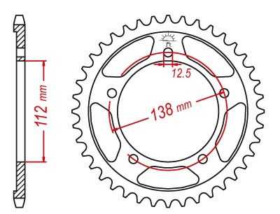 50-29016-42 CB 650 R - 42 Arka Dişli 1