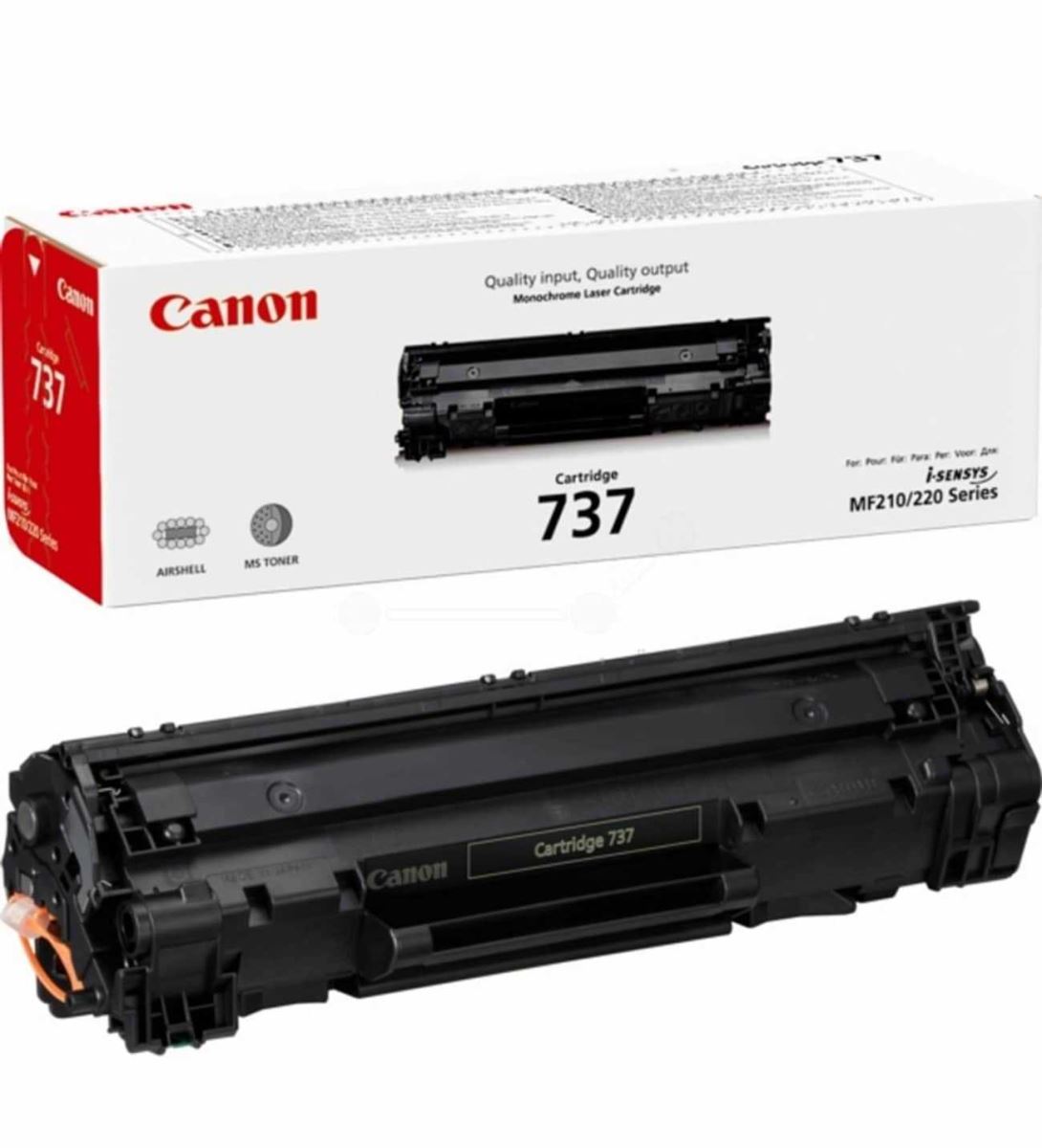 CANON CRG-737 BK ORJİNAL TONER KARTUŞ 1