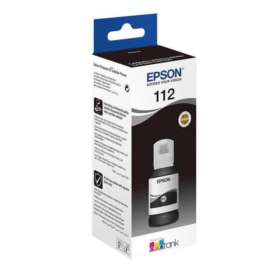 EPSON T06C1 (112) BLACK SİYAH  ŞİŞE MÜREKKEP 1