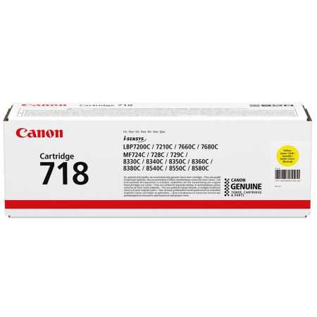 CANON CRG-718  ORJİNAL SARI TONER 1