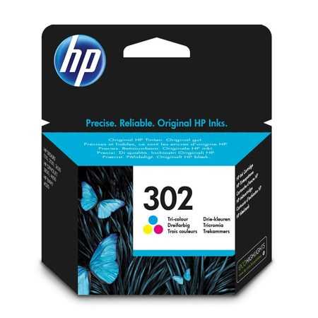 HP F6U65AE CMY RENKLİ MÜREKKEP KARTUŞ (302) 1