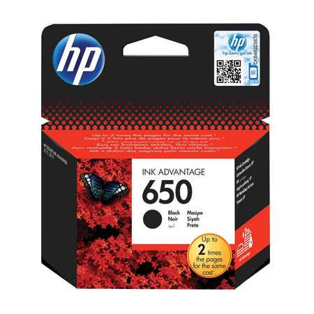 HP 650 SİYAH (BLACK) KARTUŞ CZ101AE 1