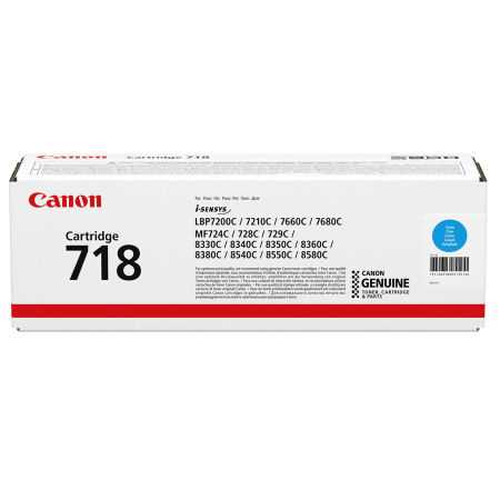 CANON CRG-718  ORJİNAL MAVİ TONER 1