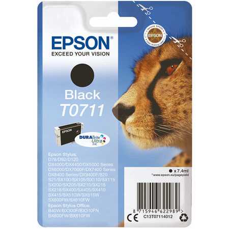 EPSON T0711 SİYAH ORJİNAL KARTUŞ 1