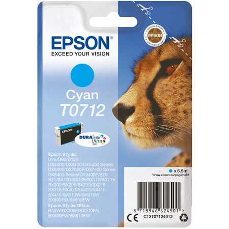 EPSON T0712 MAVİ ORJİNAL KARTUŞ 1