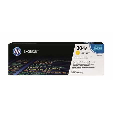 HP CC532A YELLOW ORJİNAL TONER KARTUŞ (304A) 1