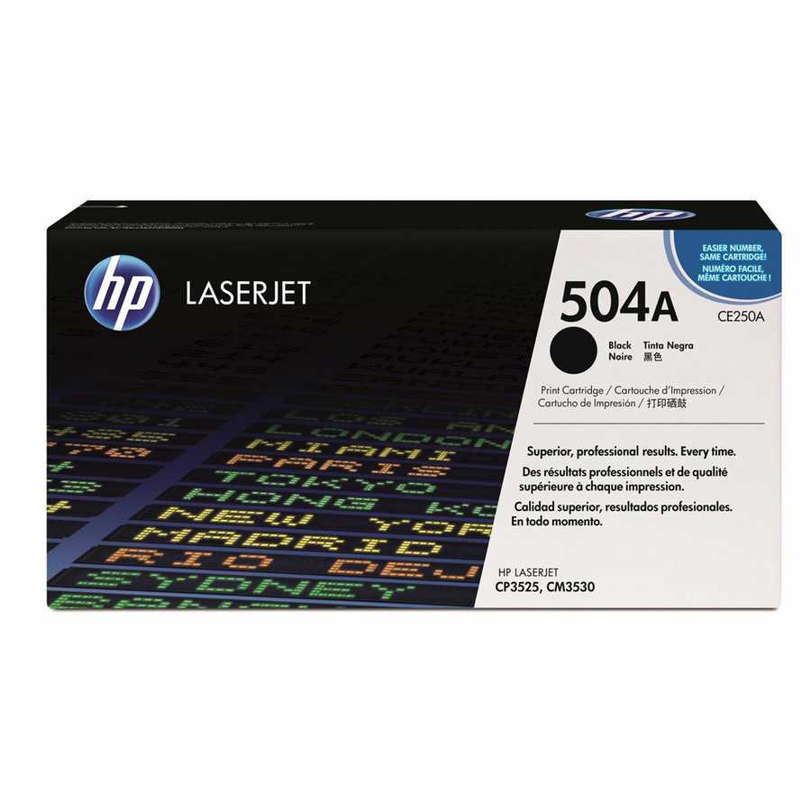 HP CE250A (504A) SİYAH ORJİNAL TONER 1
