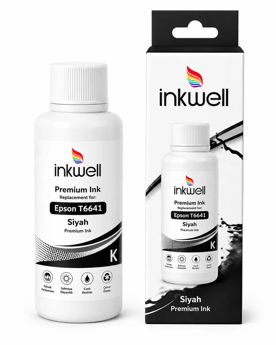 MUADİL MÜREKKEP(İNKWELL EPSON T6641 SİYAH 70 ML ) 1