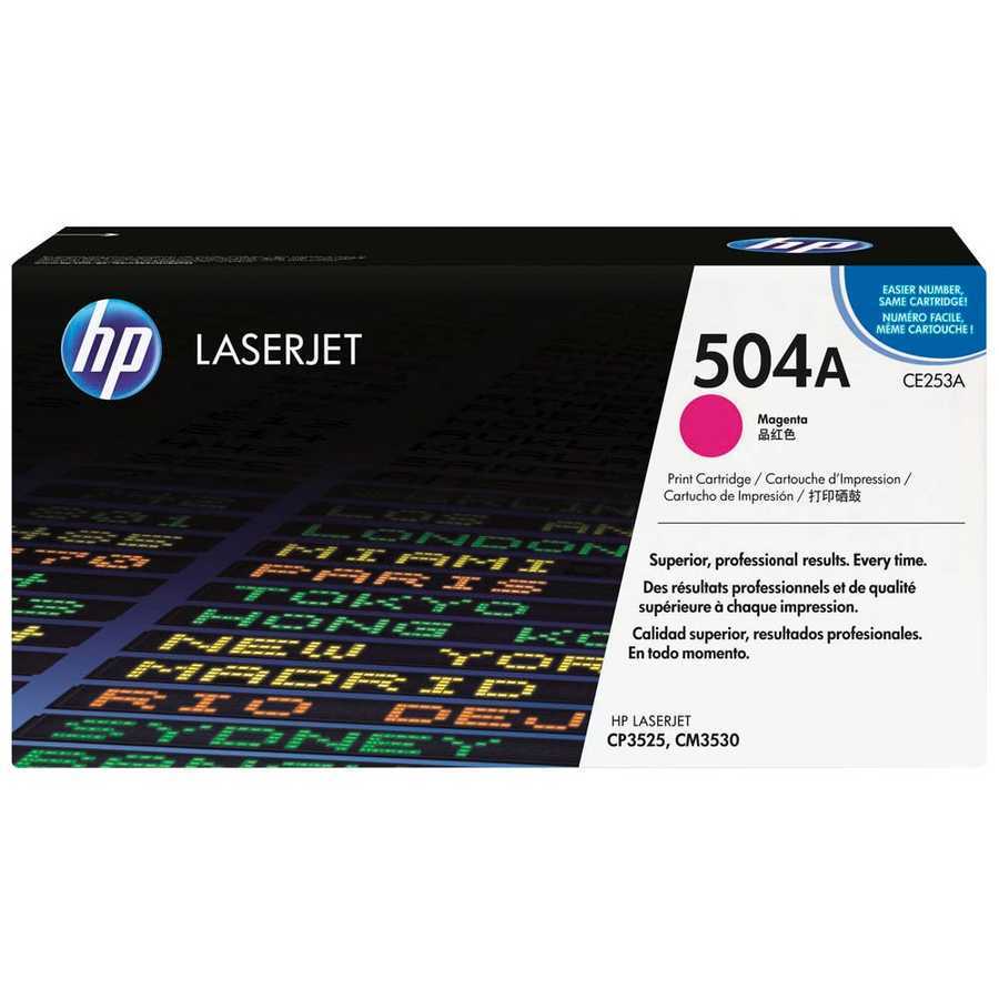 HP CE253A (504A) KIRMIZI ORJİNAL TONER 1