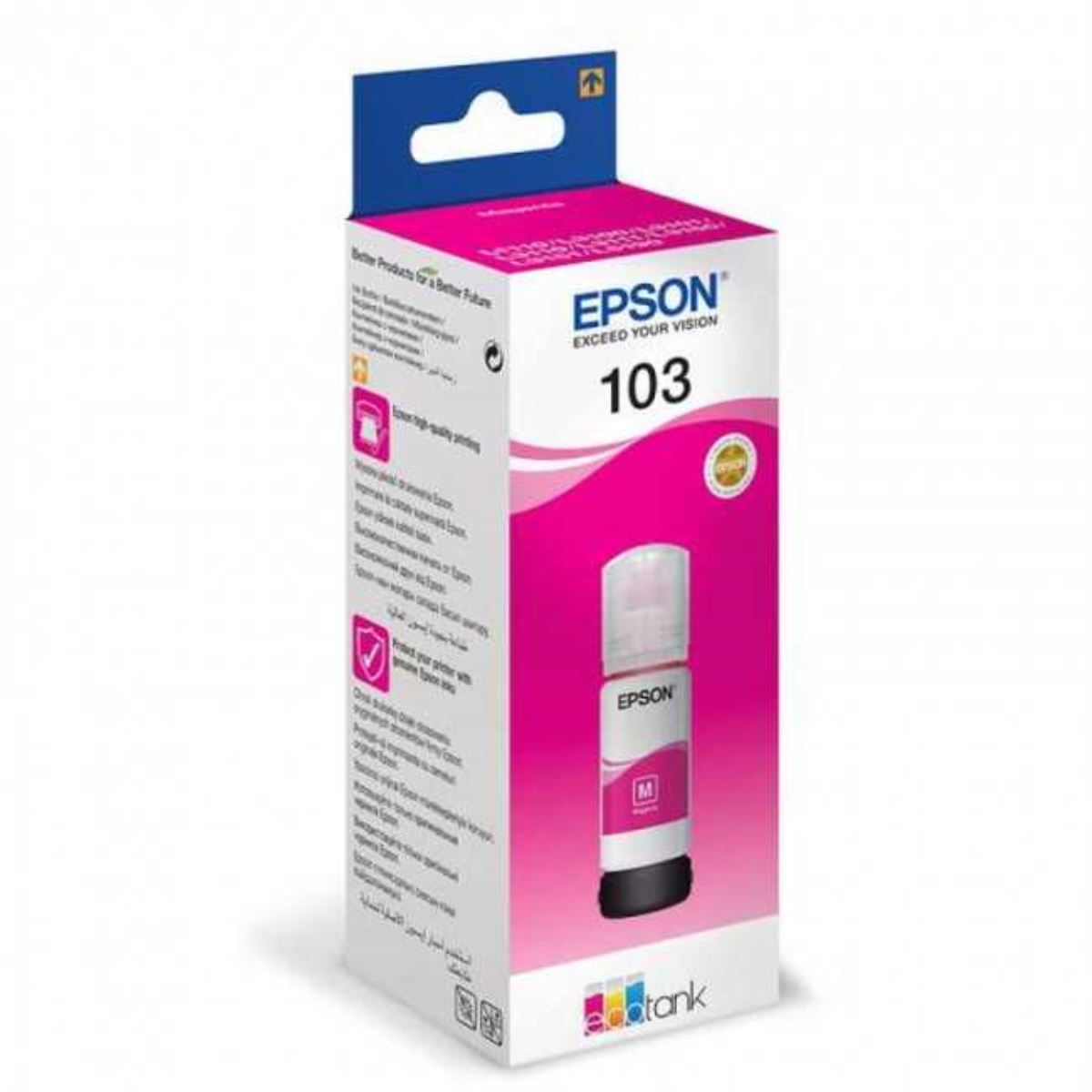 EPSON C13T00S44A 103 MAGENTA MÜREKKEP 70 ML 1