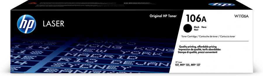 HP W1106A ORJİNAL SİYAH TONER 106A 1