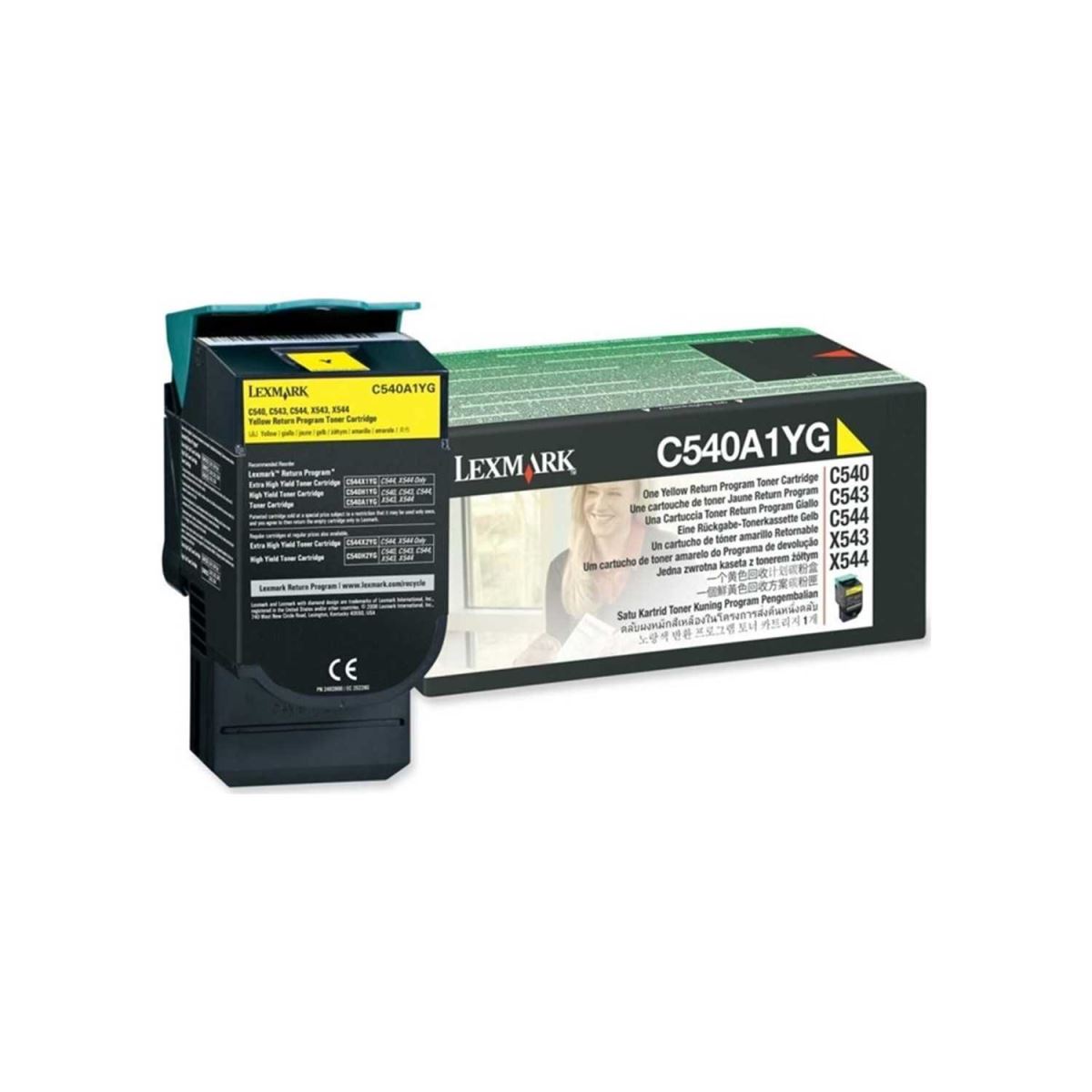 LEXMARK C540A1YG-C540-C544  ORJİNAL TONER Y 1