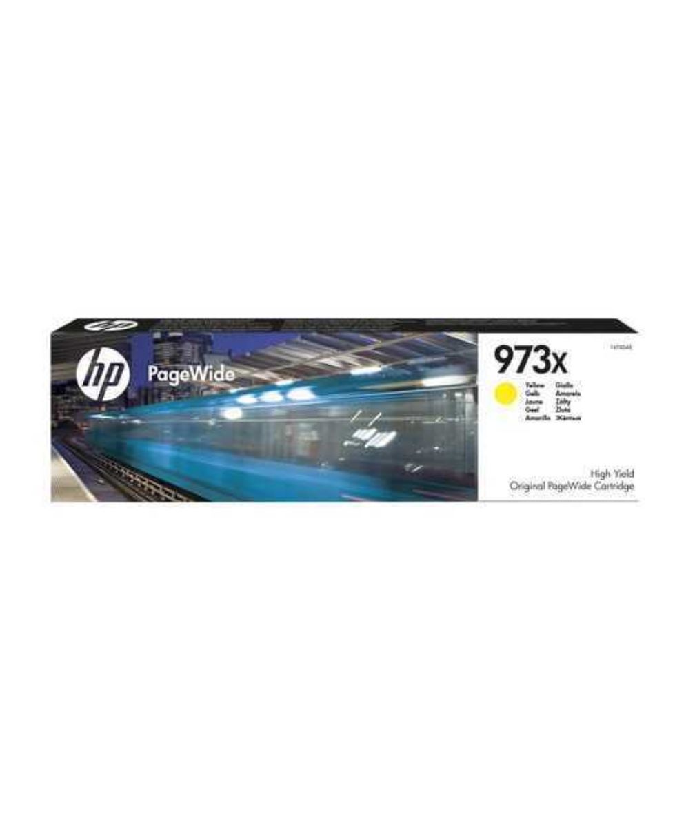 HP F6T83AE (973X) YELLOW PAGEWİDE MÜREKKEP KARTUŞ 1