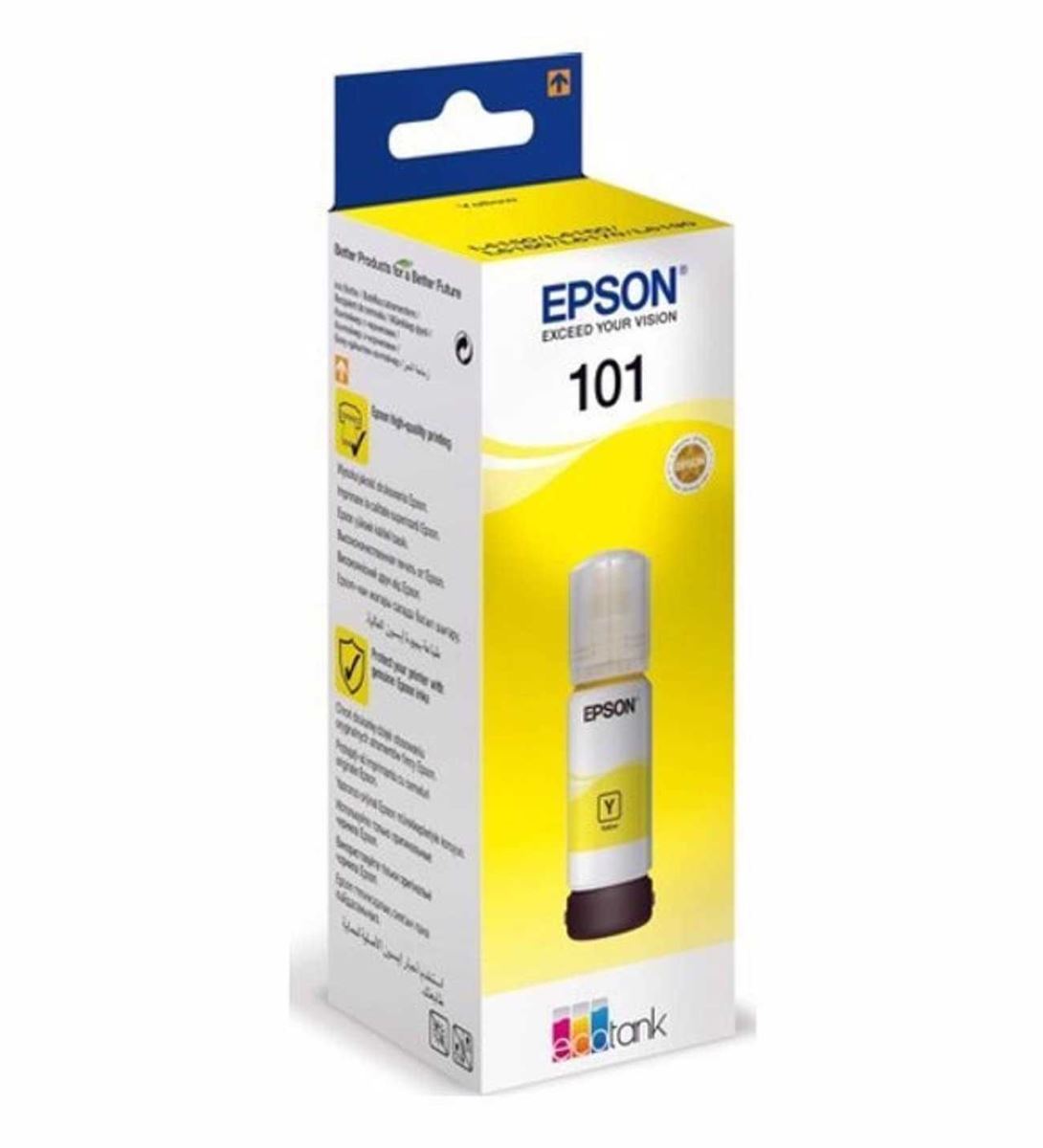 EPSON T03V44A 101 ORJİNAL SARI ŞİŞE MÜREKKEP 1