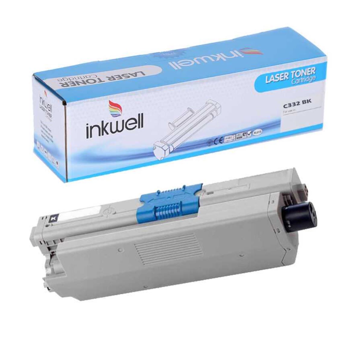 MUADİL TONER (INKWELL OKİ C332DN/MC363 BK) 4650873 1