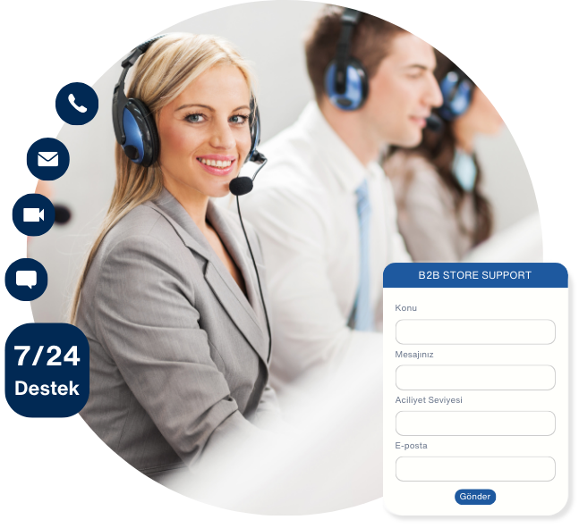 7/24 sipariş ve müşteri desteğimiz ile <b>sorunlarınız hızlıca çözülsün</b> 1