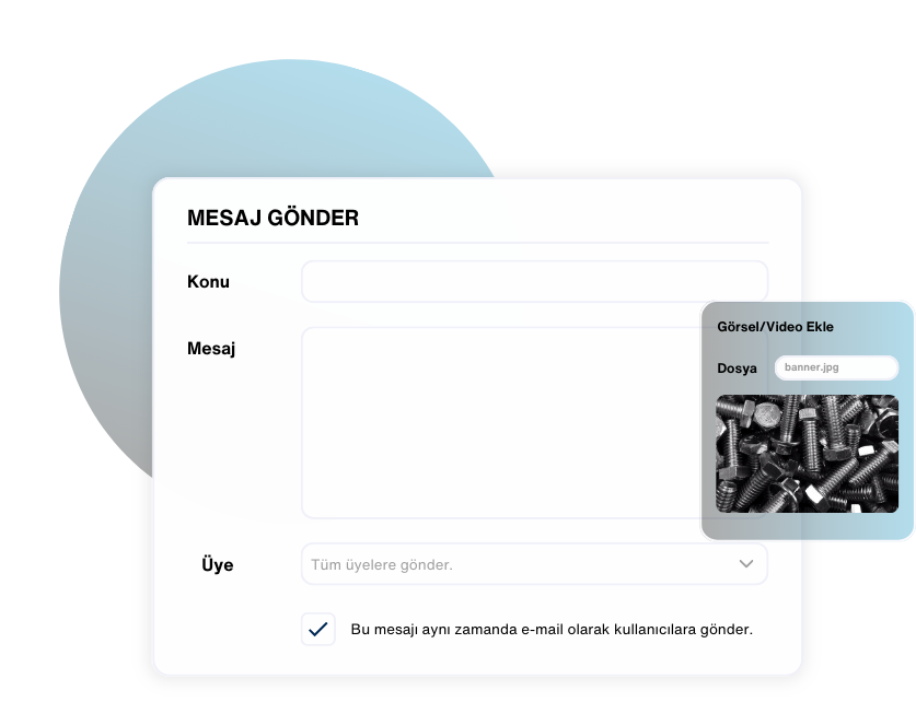 <b>Bayi Duyuru</b> Sistemi 1