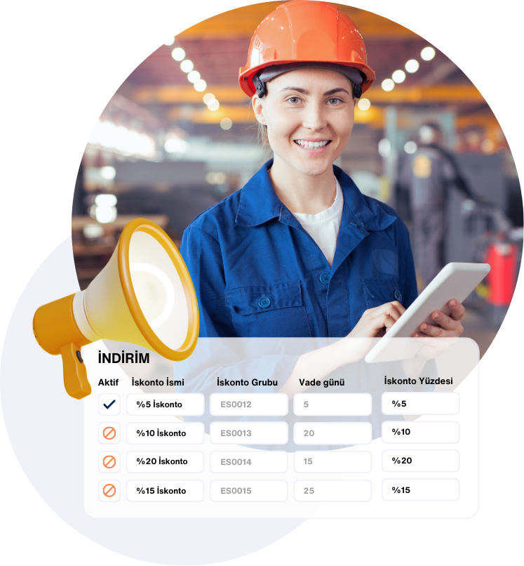 <b>Çapraz İskonto</b> Özelliği 1