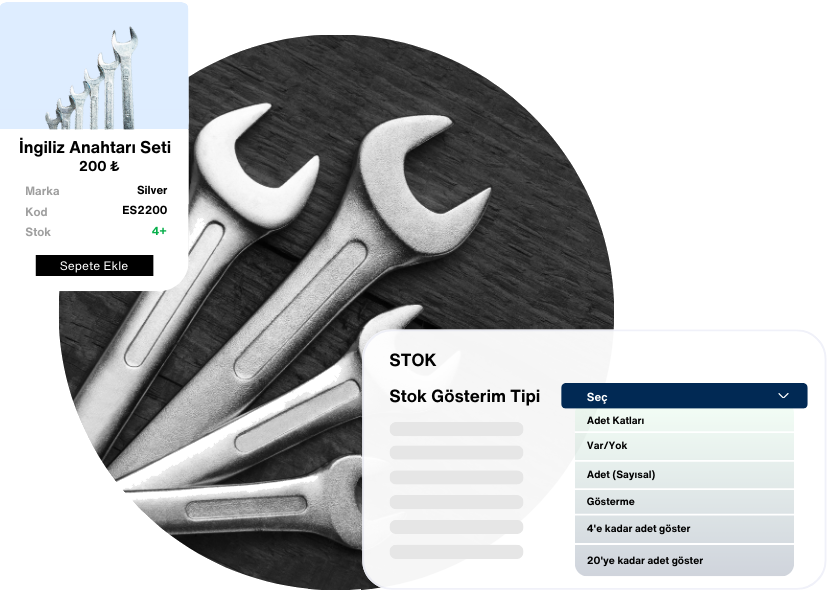 <b>Stok Gösterim Tipi</b> Özelliği 1