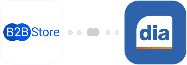 <b>B2B STORE</b> ve <b>Dia</b> <br> Birlikte Daha Güçlü