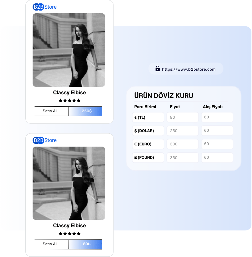 <b>Farklı Üründe Farklı Döviz Ekleme</b> Özelliği 1