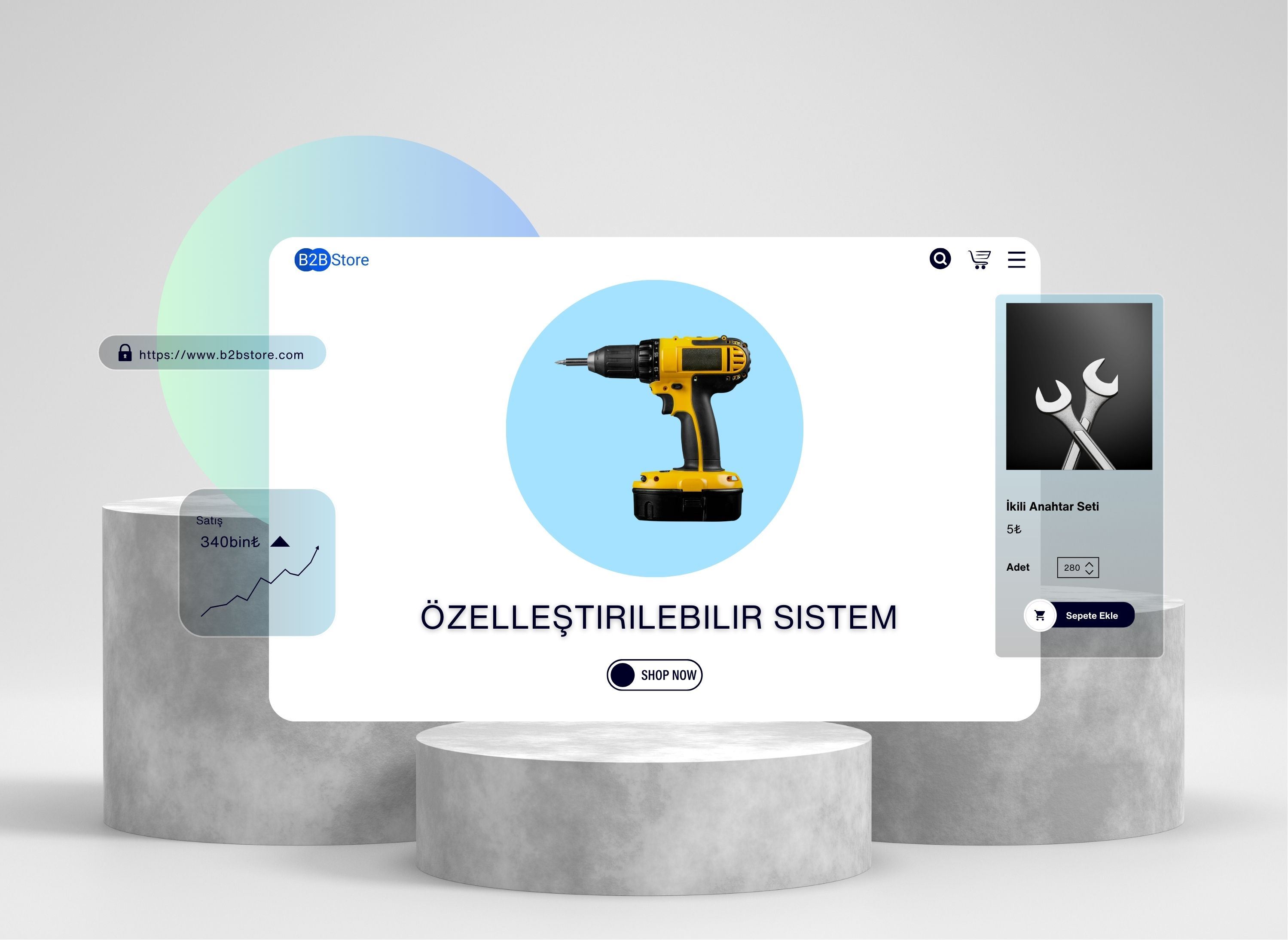 Hırdavat sektörü için <b>hepsi bir arada tek platform</b> 