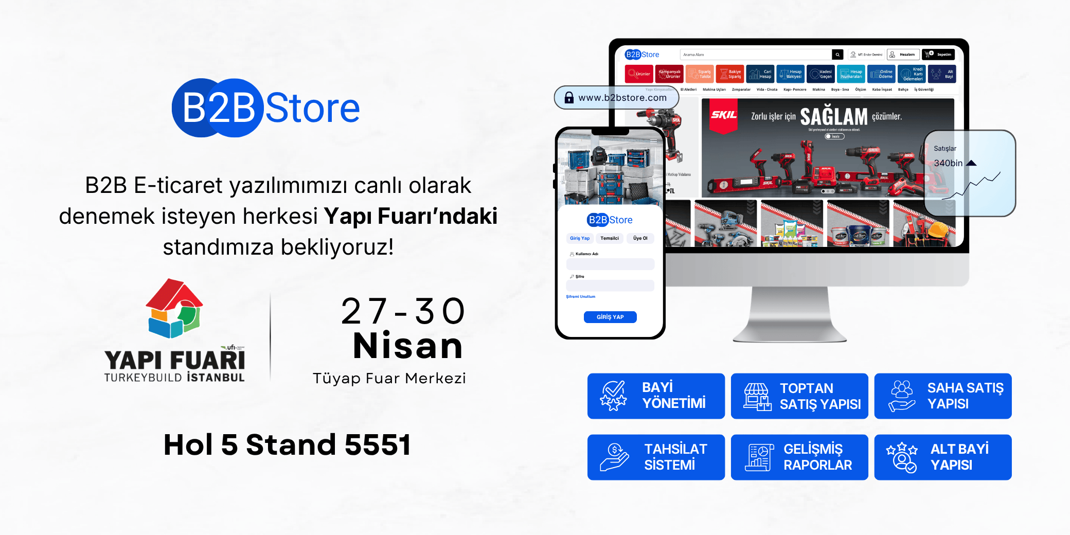 B2B Store olarak İstanbul Hırdavat Fuarı'ndayız! 1