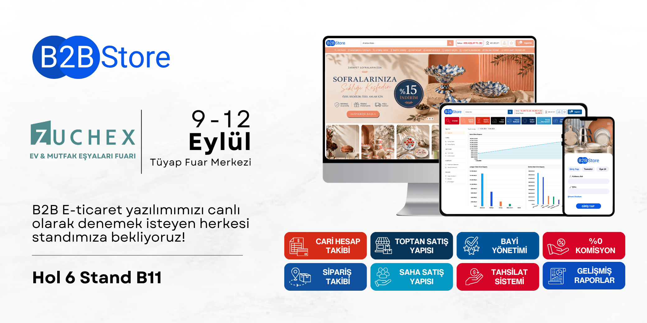 B2B STORE olarak İstanbul Hırdavat Fuarı'ndayız! 1