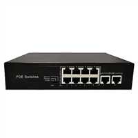 ODS 8P2U 8 PORT POE SWITCH + 2 UPLINK 10/100 96 WATT 1