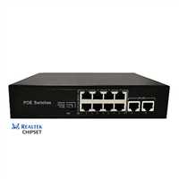ODS R-8P2U 8 PORT POE SWITCH + 2 UPLINK 10/100/1000 120 WATT 1
