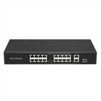 ODS 16P2U1S-200 16 PORT POE SWITCH + 2 UPLINK 10/100/1000 + 1SFP 200 WATT 1