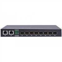 SCSI SC8SFP 8 X 1G SFP FİBER 2 X 1000M ETHERNET UPLINK SWITCH 1