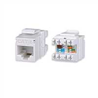 ODS CAT6 UTP 180 DEGREE KEYSTONE JACK BEYAZ 1