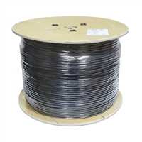 ETK CAT6 P/E 4*2*23AWG DIŞ ORTAM KABLO 500M MAKARA SİYAH 1