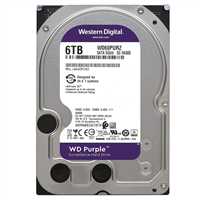 WD PURPLE 6 TB 7/24 GÜVENLİK DİSKİ DİSTRİBÜTÖR GARANTİLİ 1