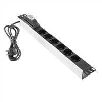 19'' 1U 6'LI GRUP PRİZ SİGORTALI 1