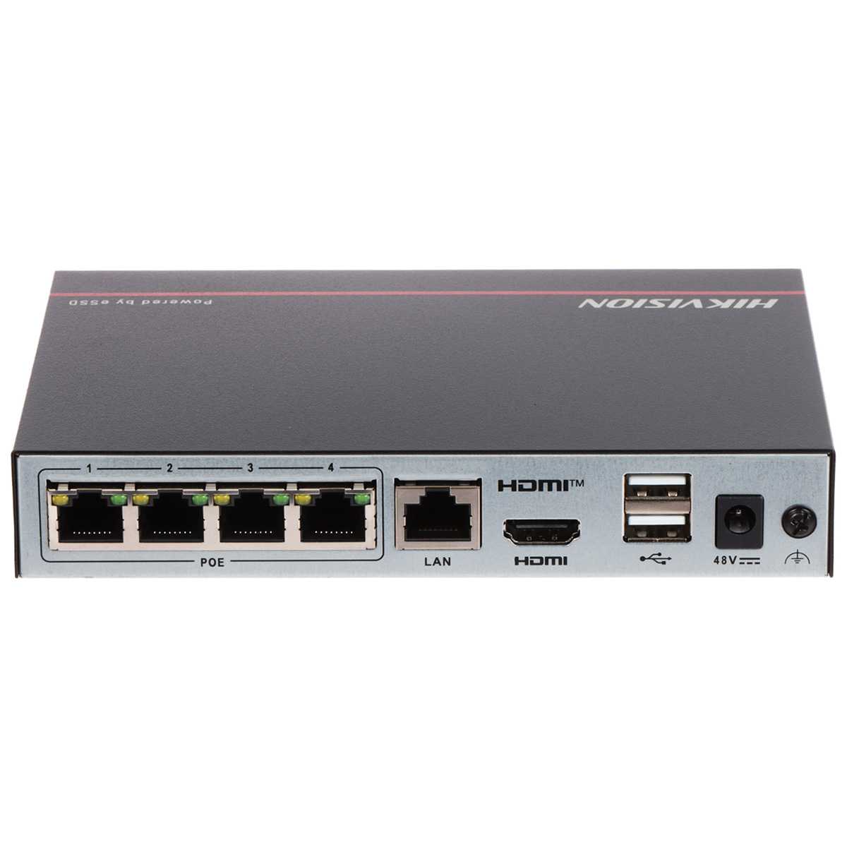 HIKVISION DS-E04NI-Q1/4P 4 KANAL POELI SSD NVR 1