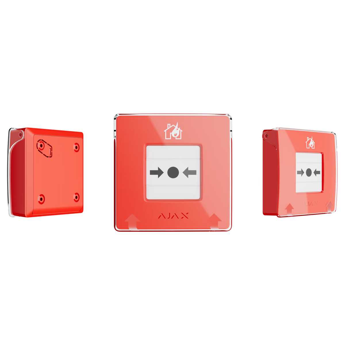 AJAX ManualCallPoint Kablosuz Yangın Alarm Butonu Kırmızı 1