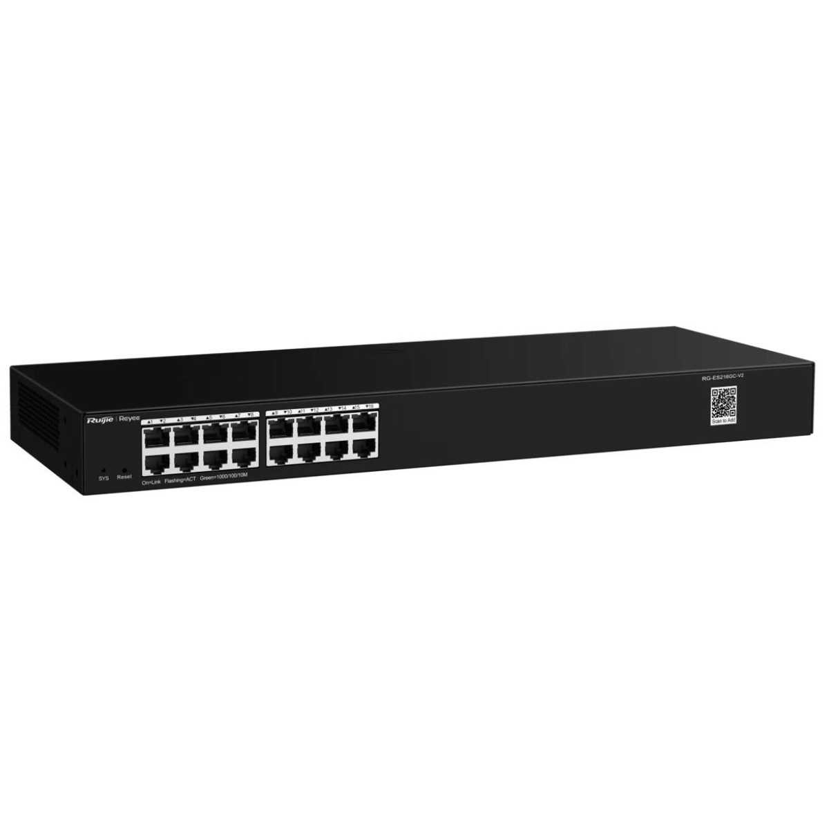 REYEE RG-ES216GC 16 PORT 10/100/1000 GİGABİT YÖNETİLEBİLİR SWITCH 1