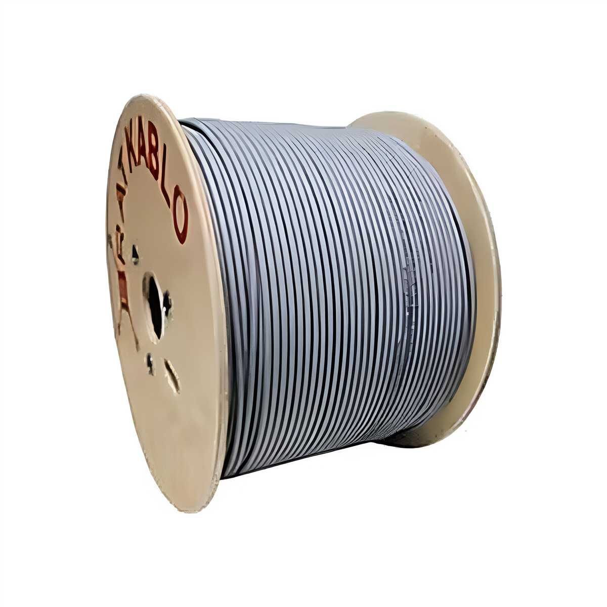 ERAT CAT6 U/UTP 23AWG 250MHZ HFFR İÇ ORTAM KABLO 500M MAKARA GRİ 1