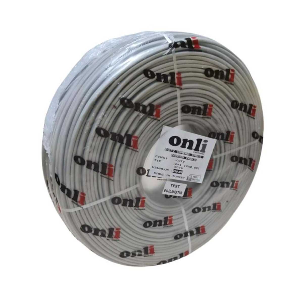 ONLİ 2+1 0,50 MM CCTV KABLO 250 METRE 1