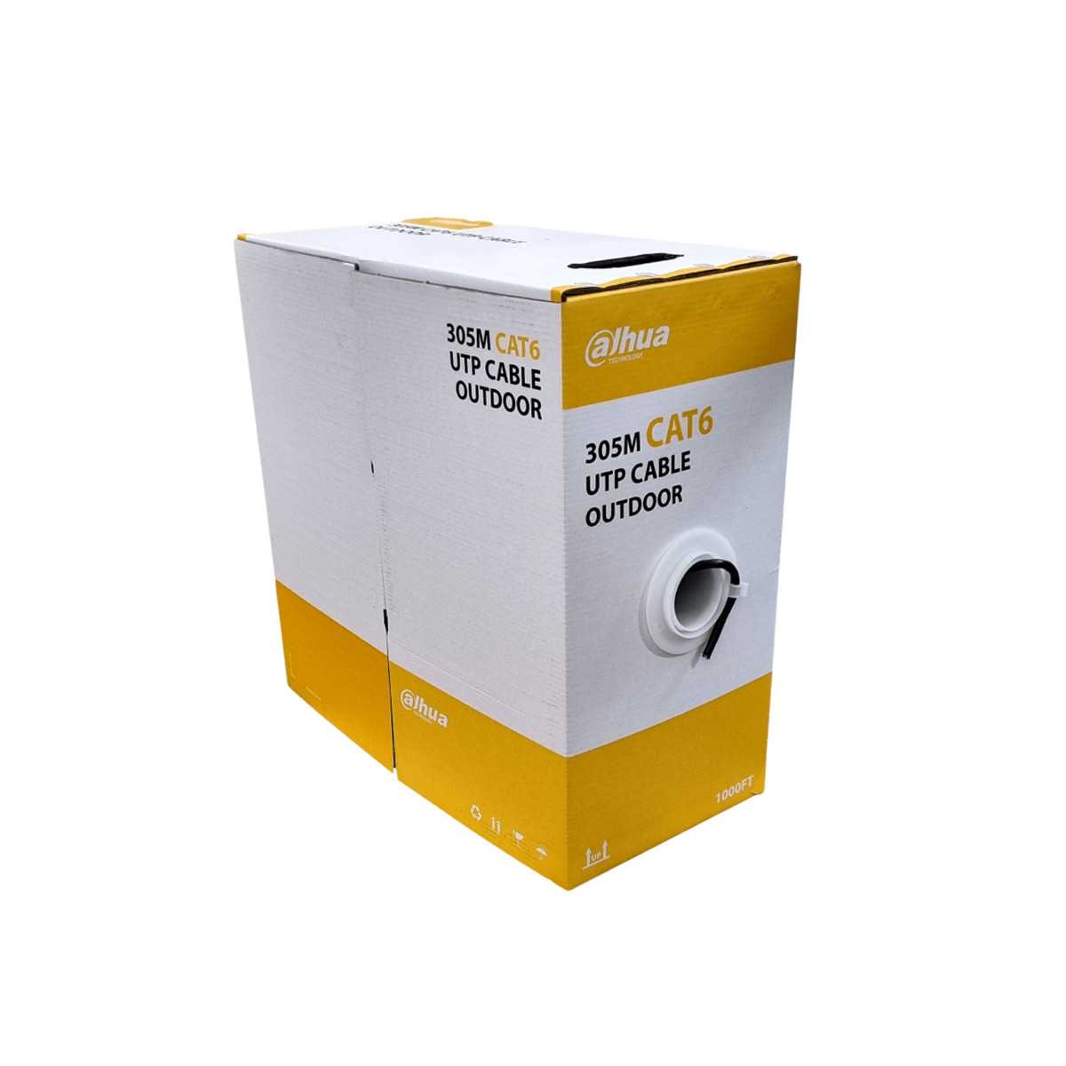 Dahua DH-PFM920-6UN Cat6 PE Dış Ortam Kablo Siyah 305 Mt 1