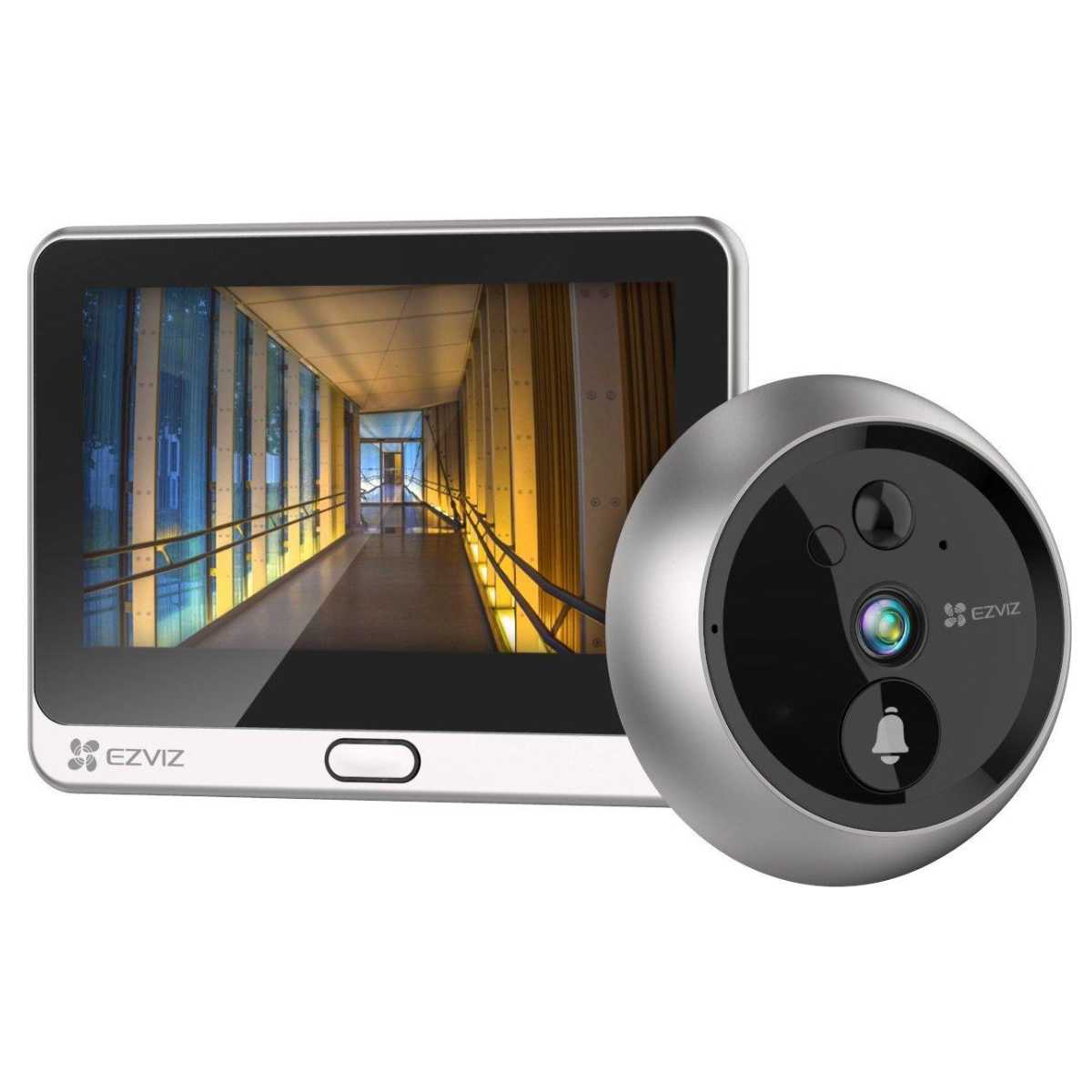 EZVIZ CS-DP2 3MP 2K KABLOSUZ MONİTÖRLÜ KAPI ZİLİ WİFİ 1