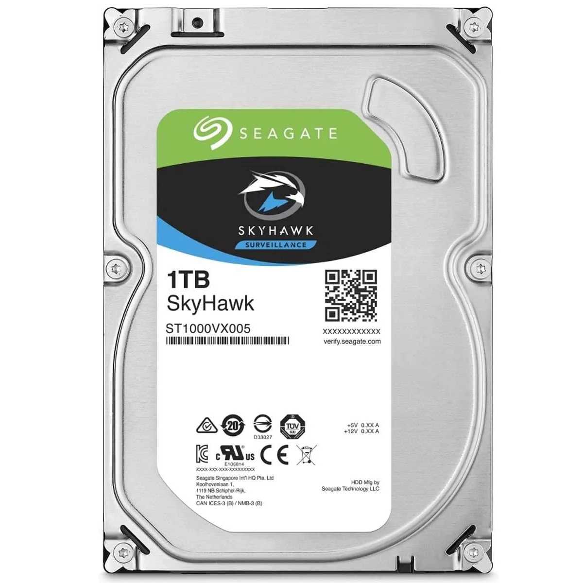 SEAGATE SKYHAWK 1 TB 7/24 GÜVENLİK DİSKİ DİSTRİBÜTÖR GARANTİLİ 1