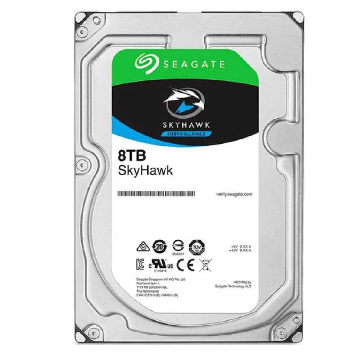 SEAGATE SKYHAWK 8 TB 7/24 GÜVENLİK DİSKİ DİSTRİBÜTÖR GARANTİLİ 1