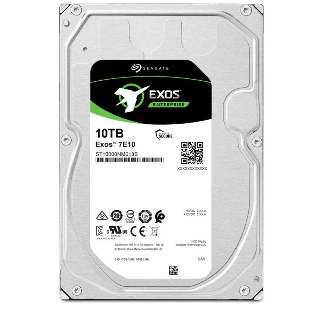 SEAGATE EXOS 10 TB 7/24 GÜVENLİK DİSKİ DİSTRİBÜTÖR GARANTİLİ 1